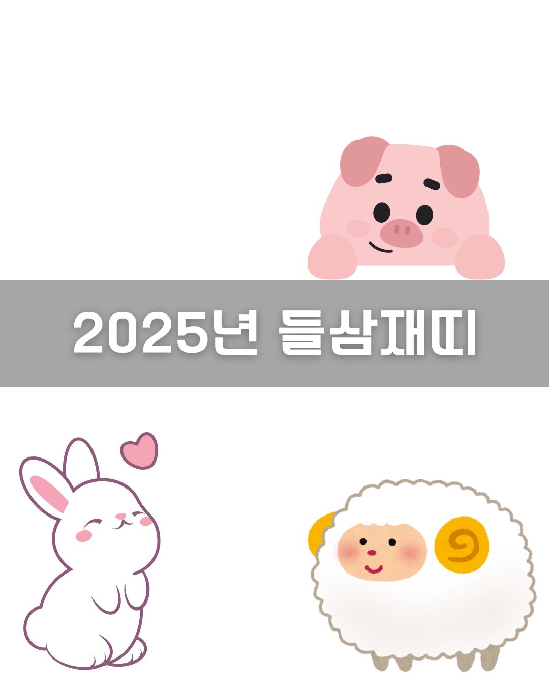 2025년 들삼재띠 이미지