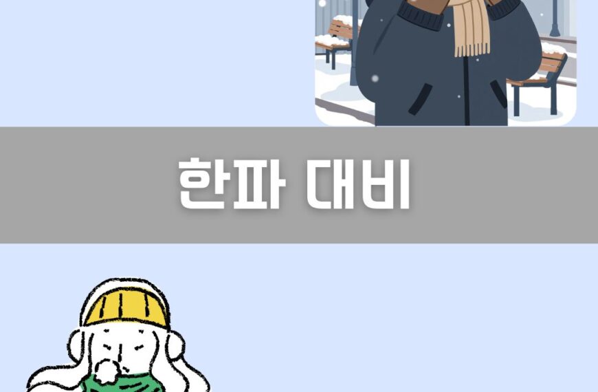 한파 대비 이미지