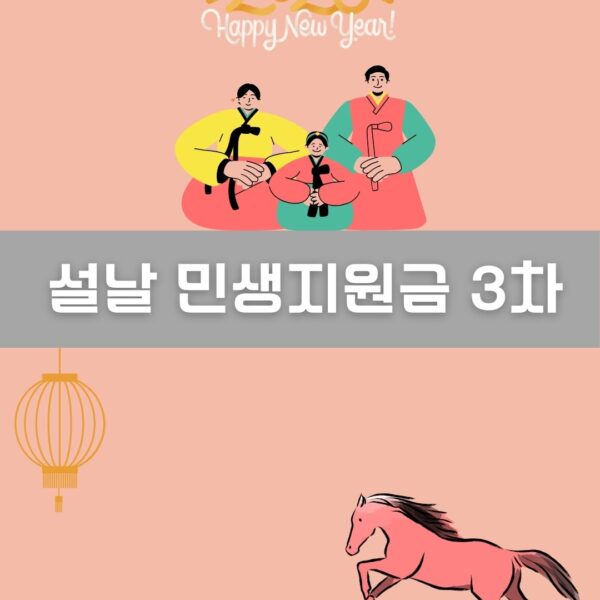 설날 민생지원금 3차 이미지