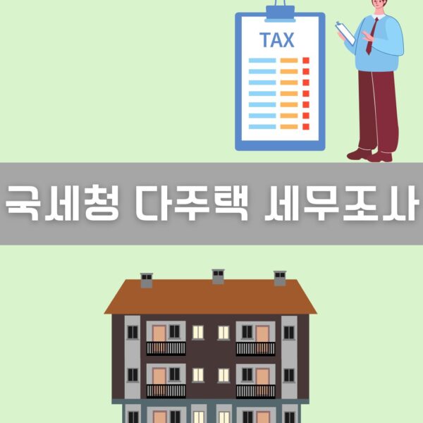 국세청 다주택 세무조사 이미지