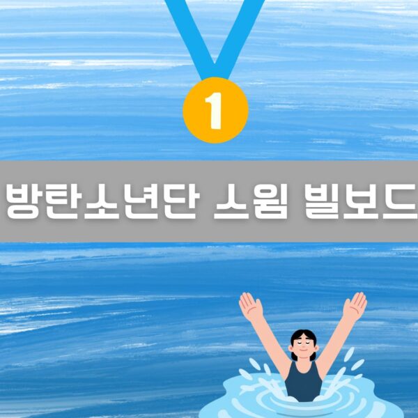 방탄소년단 스윔 빌보드 이미지