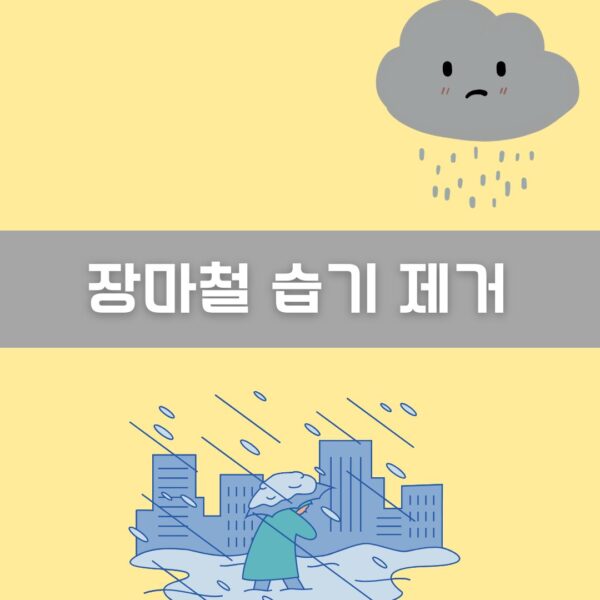 장마철 습기 제거 이미지