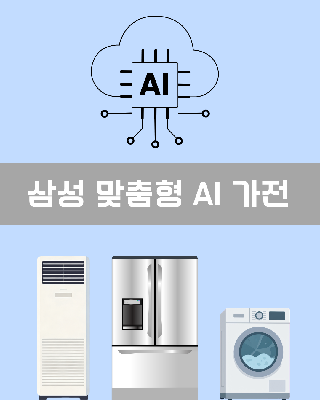삼성 맞춤형 AI 가전 이미지