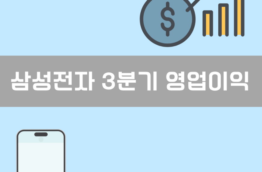 삼성전자 3분기 영업이익 이미지